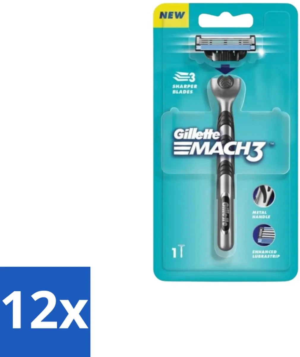 Gillette Mach3 Houder + 1 Mesje