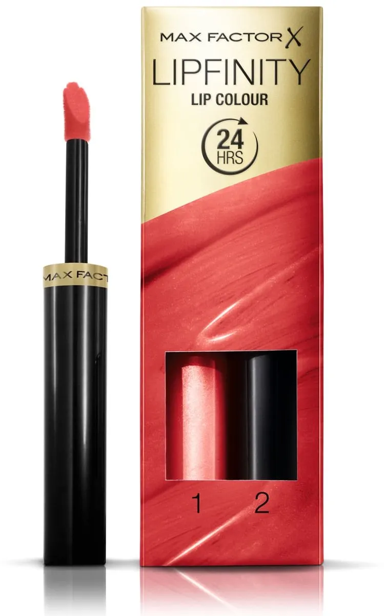 Max Factor Lipfinity Lipstick 142 Evermore Radiant - 2 Stuks