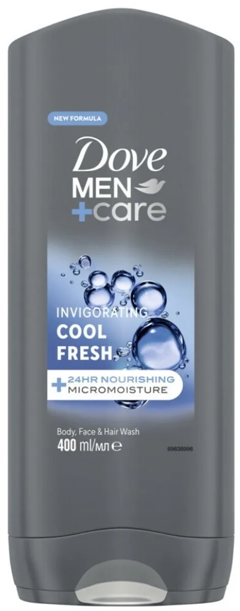 10 x Dove - Douchegel - Men+ Care Cool Fresh - Verfrissend en energiegevend - 400 ml - Douchegel Voor Mannen - Verfrissend Douchegel - Hydraterende Douchegel - Micromoisture Technologie - Douchegel Voor Lichaam