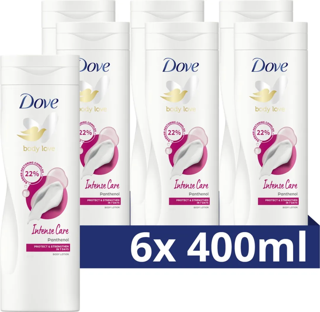 Dove Body Love Intense Care Bodylotion - 6x400ml