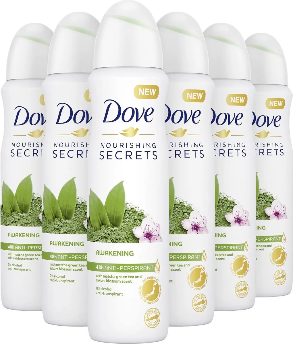 Dove Matcha & Sakura Anti-transpirant 150ml - 6 Stuks