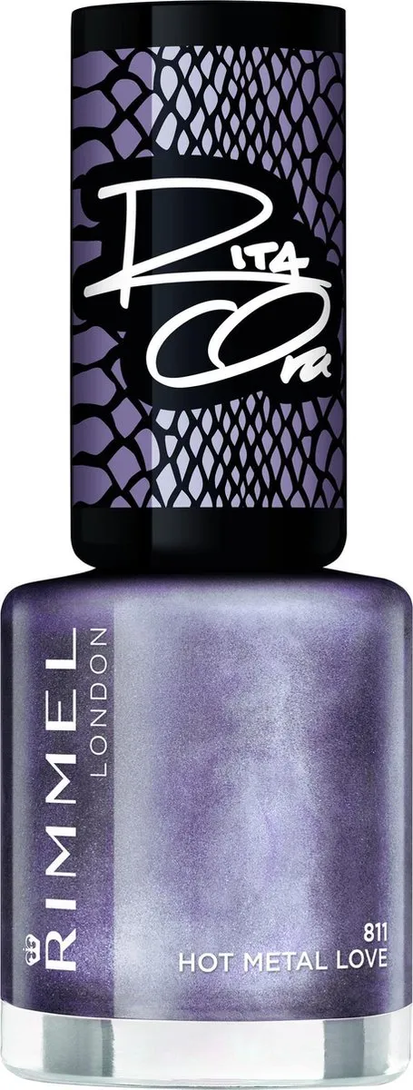Rimmel London 60 Seconds SuperShine Nagellak 811 Hot Metal Love - 12ml