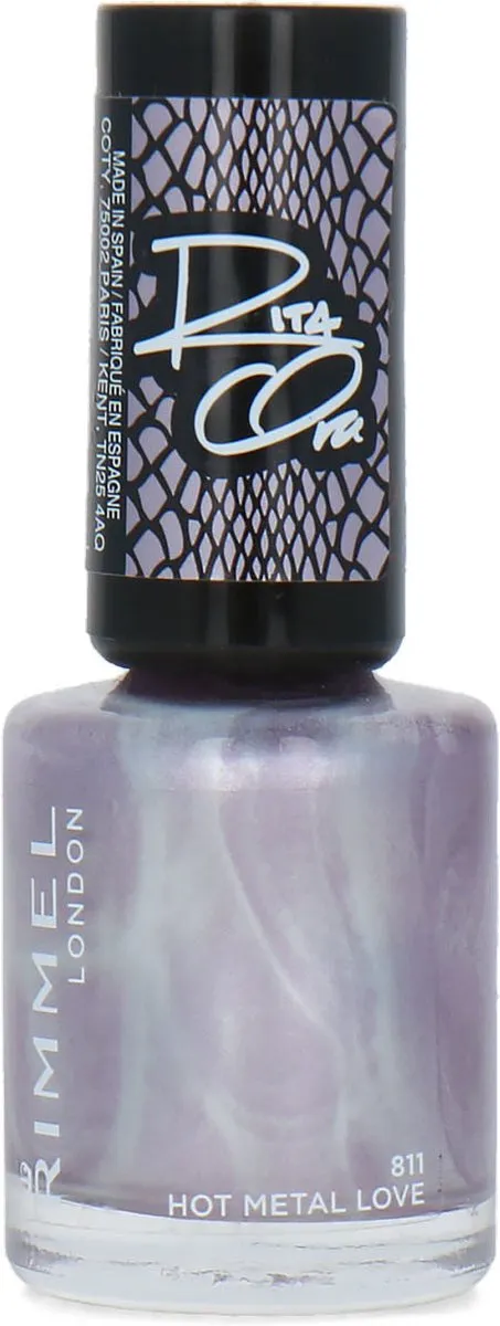 Rimmel London 60 Seconds SuperShine Nagellak 811 Hot Metal Love