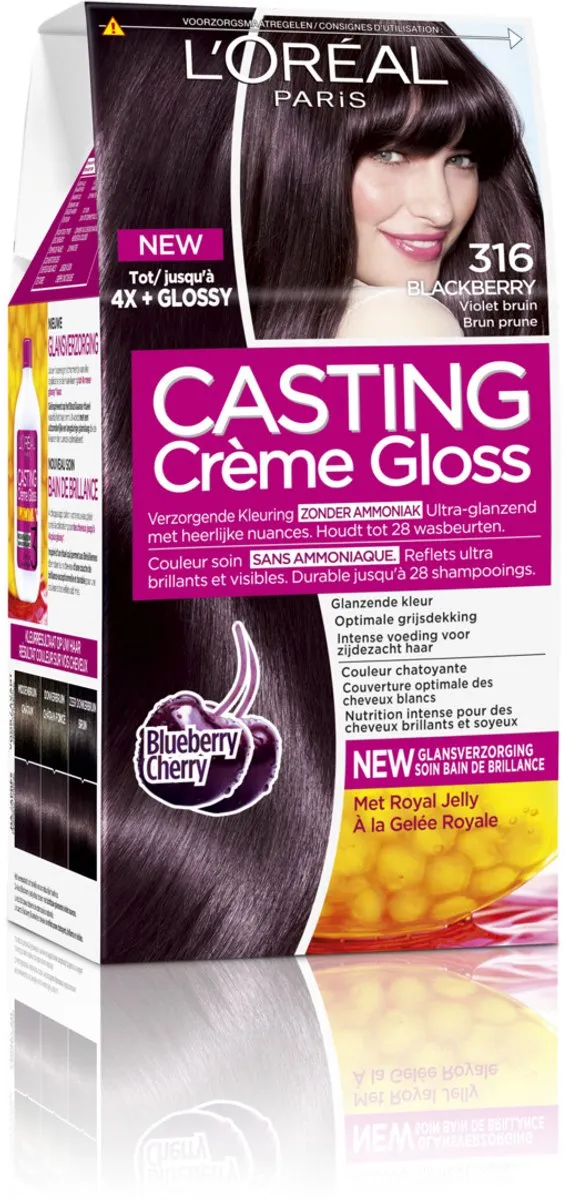 L'Oréal Paris Casting Crème Gloss 316 Violet Bruin - Haarkleuring 1030ml - afbeelding 6 van 6