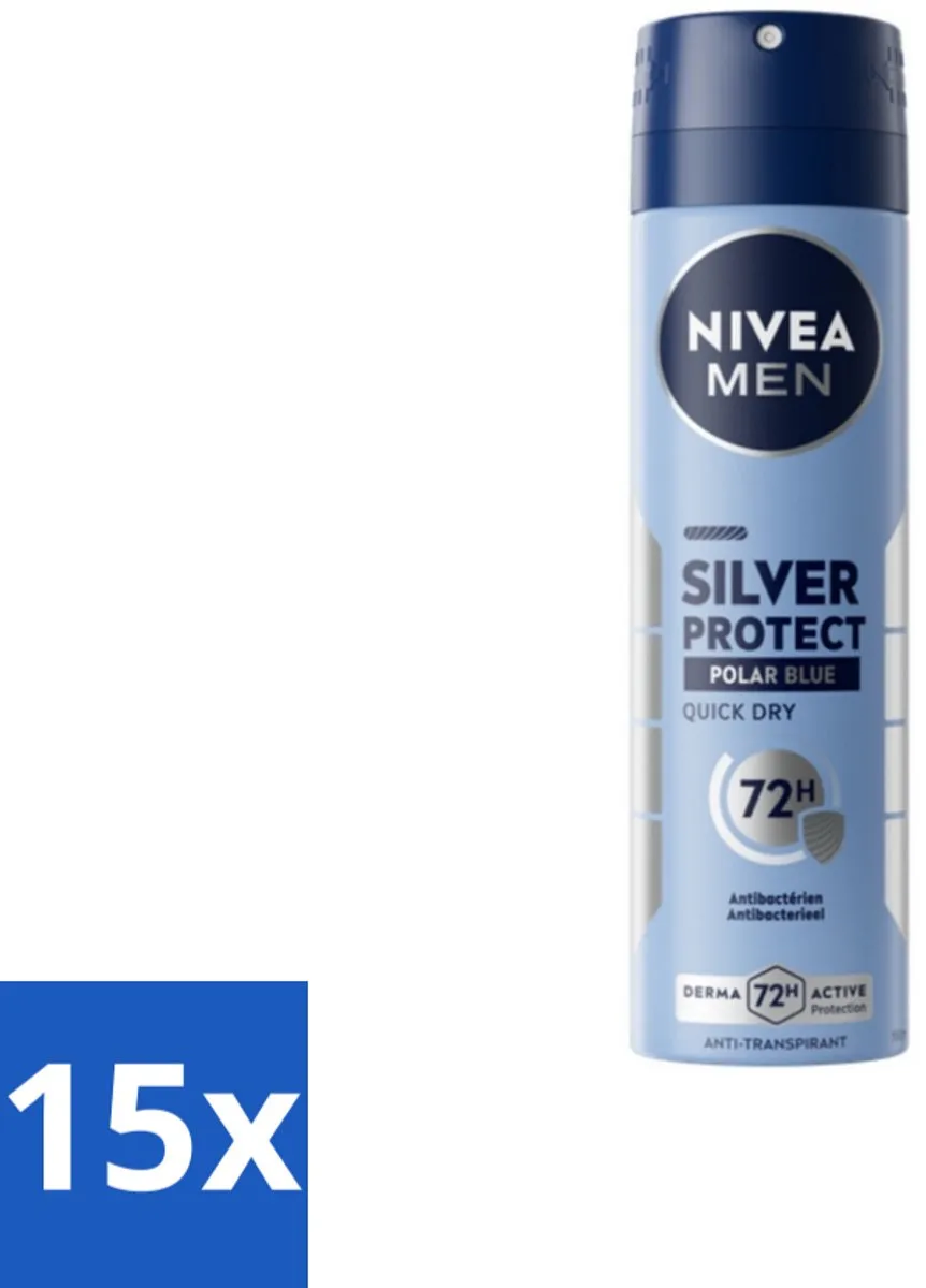 NIVEA Men Silver Protect Polar Blue Deo Spray 150ml