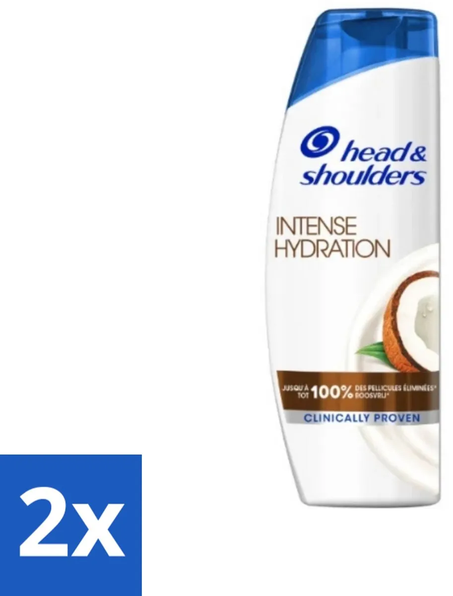 Head & Shoulders Anti-Roos Shampoo Intense Hydration 2x285ml