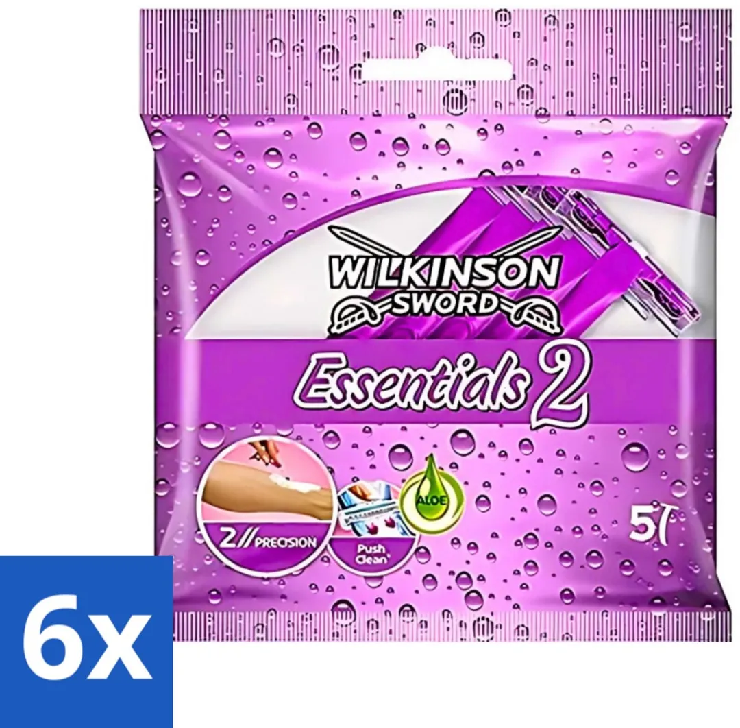 Wilkinson Essentials 2 Wegwerpscheermesjes Dames