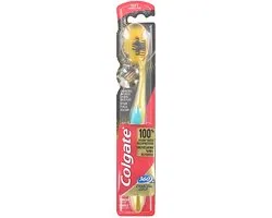 Colgate 360 Charcoal Gold Soft Tandenborstel - Zwart/Goud