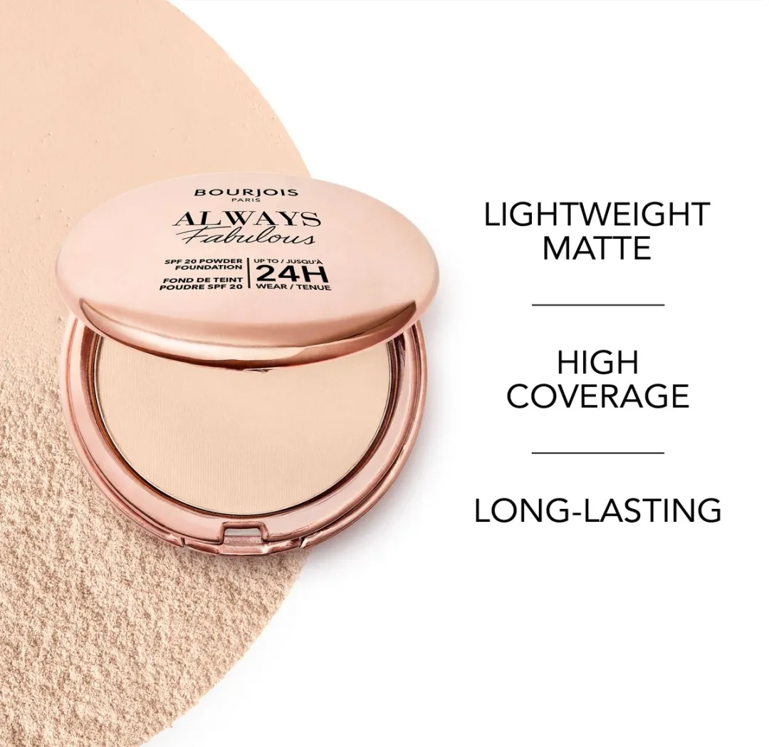Bourjois Always Fabulous Compact Foundation 115 - Golden Ivory 12g