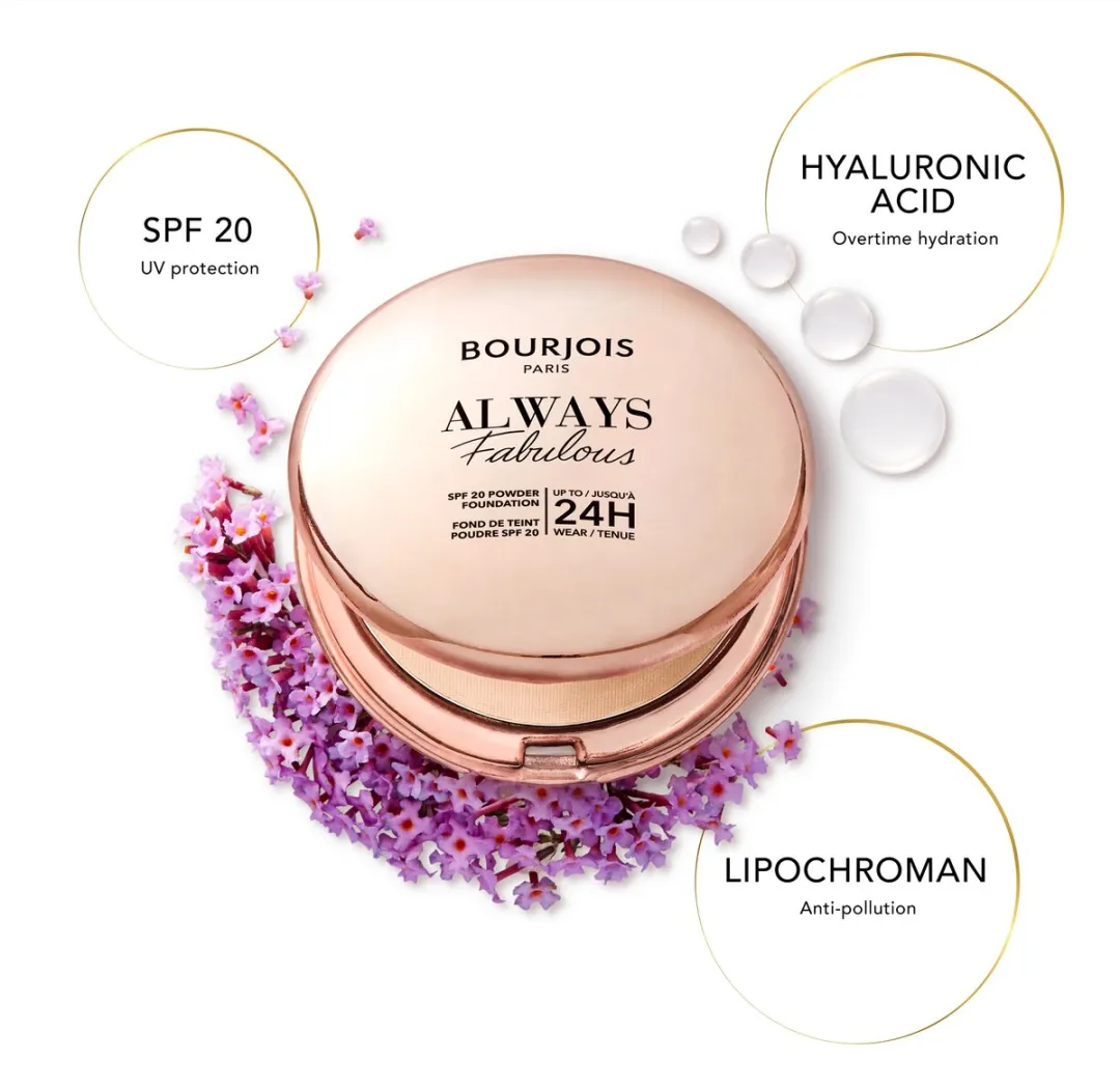 Bourjois Always Fabulous Compact Foundation 115 - Golden Ivory 12g