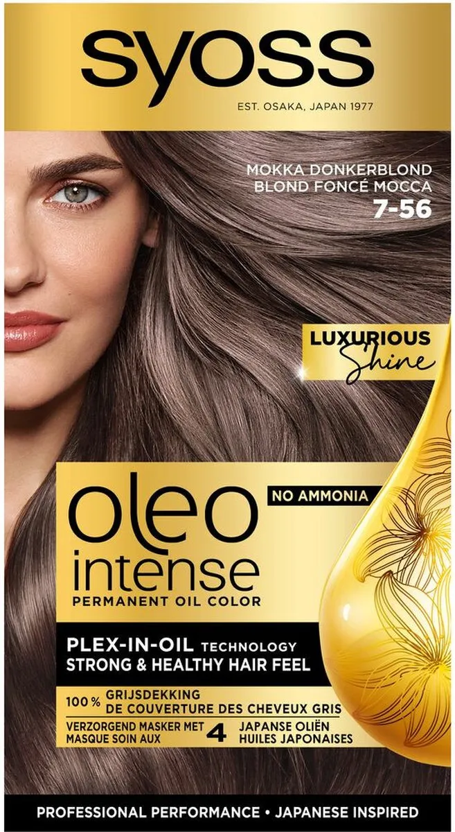 SYOSS Oleo Intense 7-56 Haarverf Mokka Donkerblond - 115ml