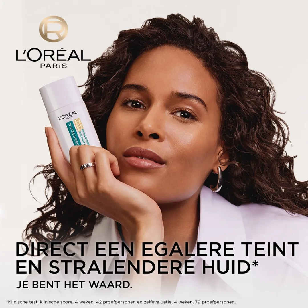 L'Oréal Paris Bright Reveal Daily UV Fluid Tinted Glow SPF 50+ - 50ml