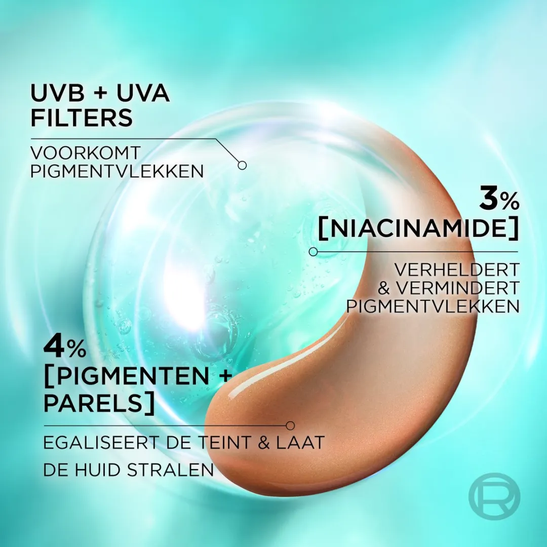 L'Oréal Paris Bright Reveal Daily UV Fluid Tinted Glow SPF 50+ - 50ml