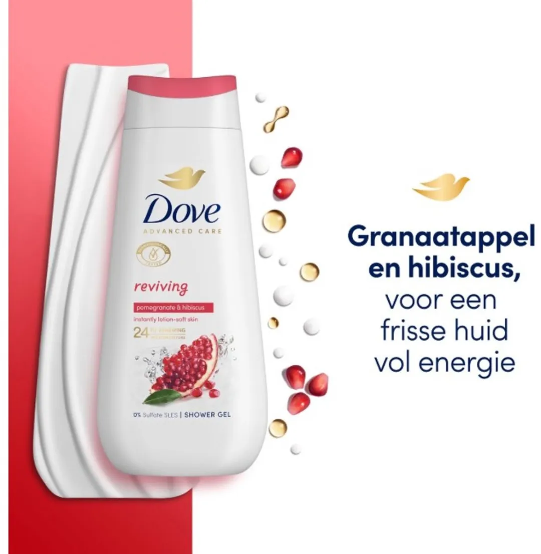 Dove Advanced Care Douchegel Reviving - 6x 225ml