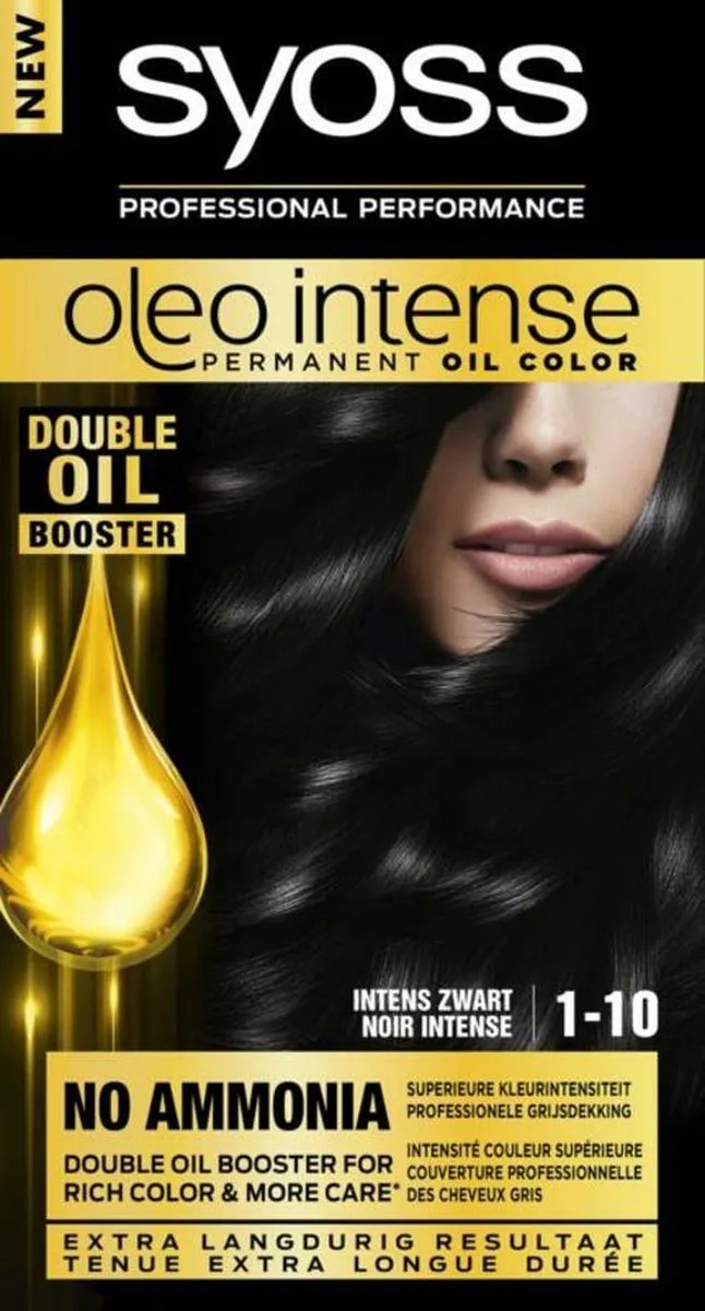 SYOSS Oleo Intense Haarverf Intens Zwart 2070ml