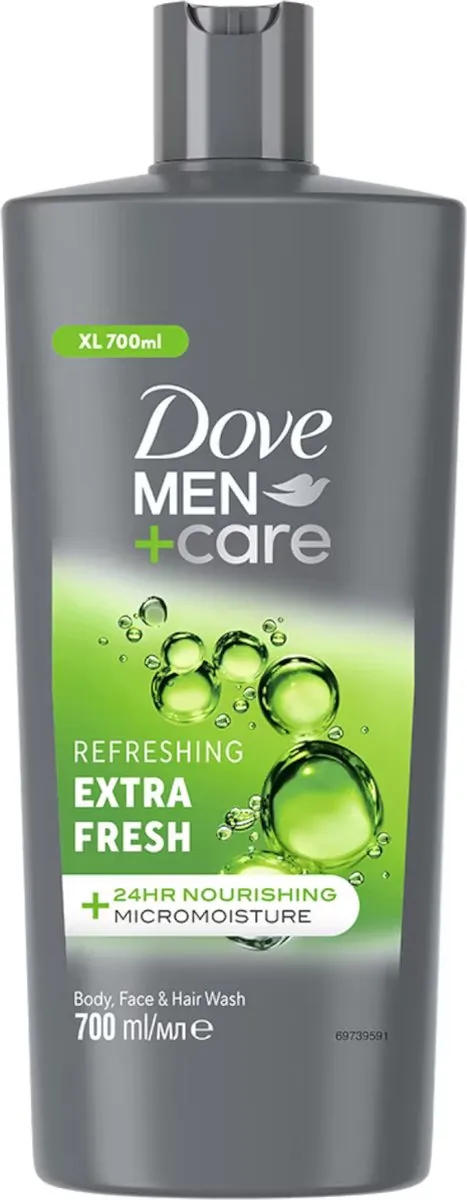 Dove Men+Care Extra Fresh Douchegel 3-in-1 700ml