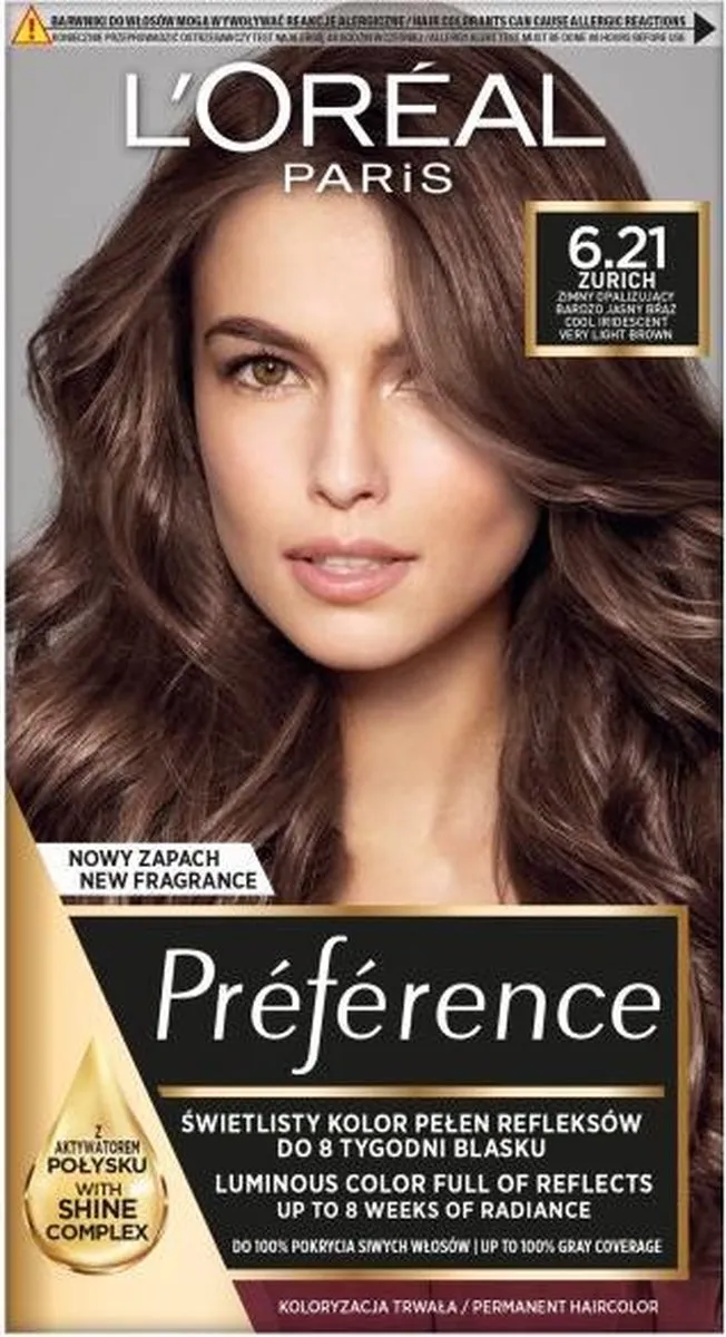 L'Oréal Paris Preference Hair Dye 6.21 Opera