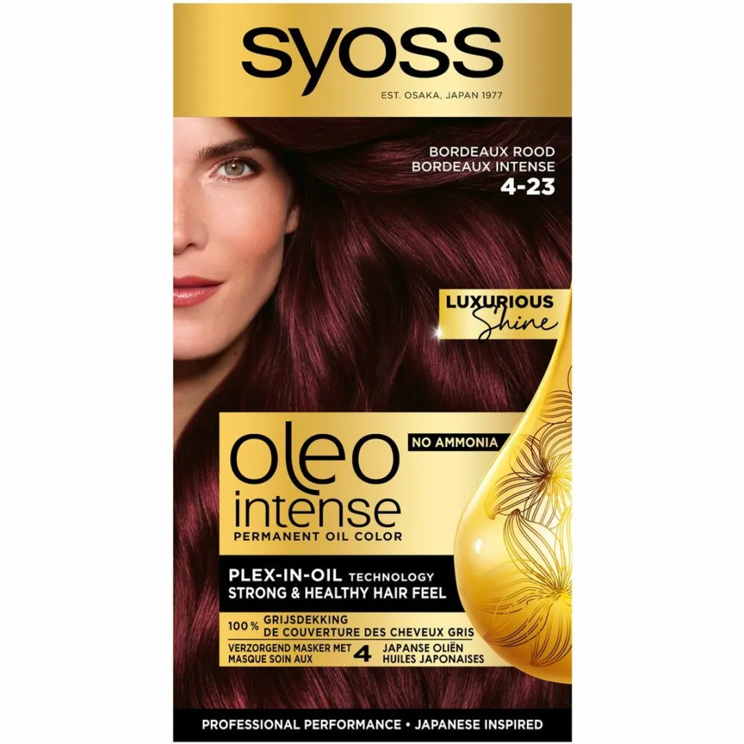 Syoss Oleo Intense 4-23 Bordeaux Rood Haarverf - 230ml