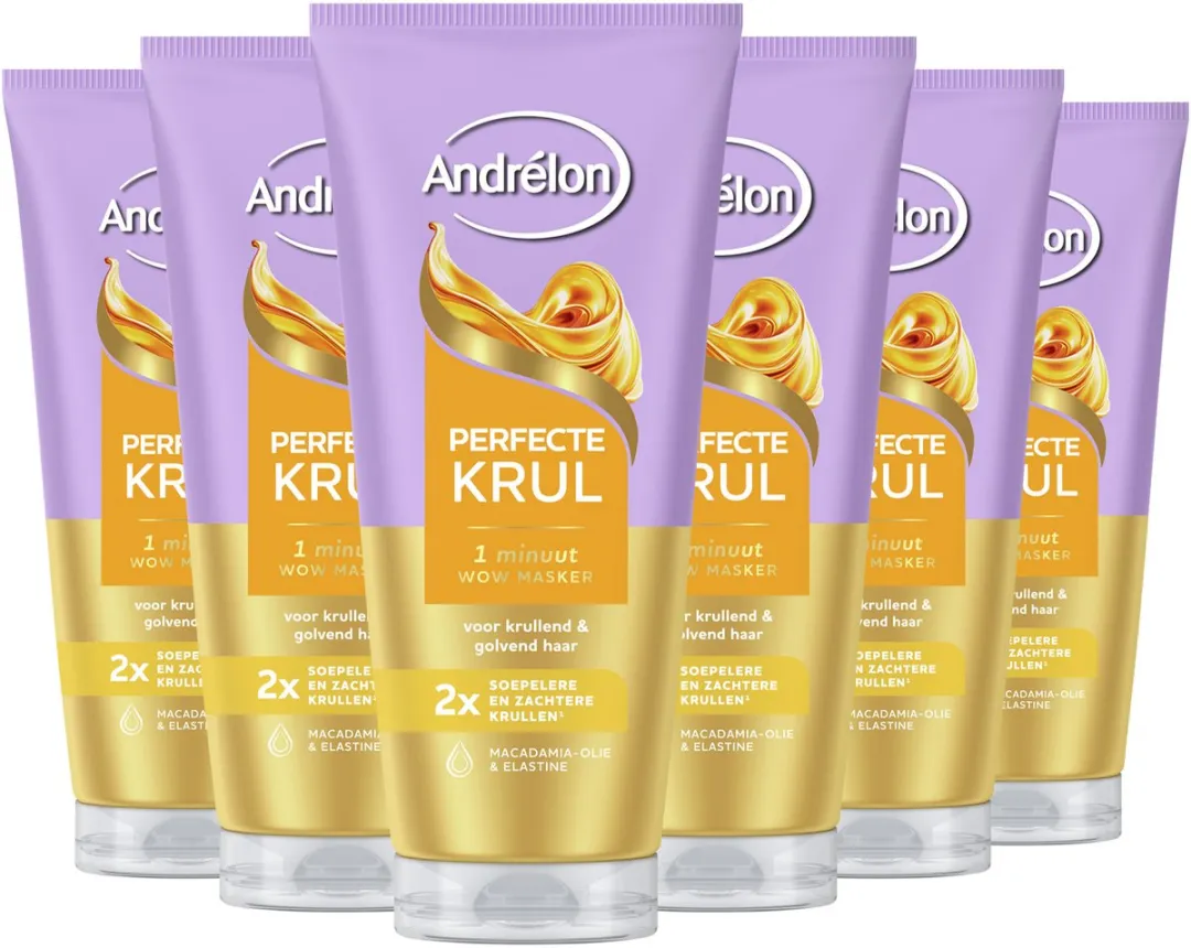 Andrélon 1 Minuut Haarmasker - 6x180ml