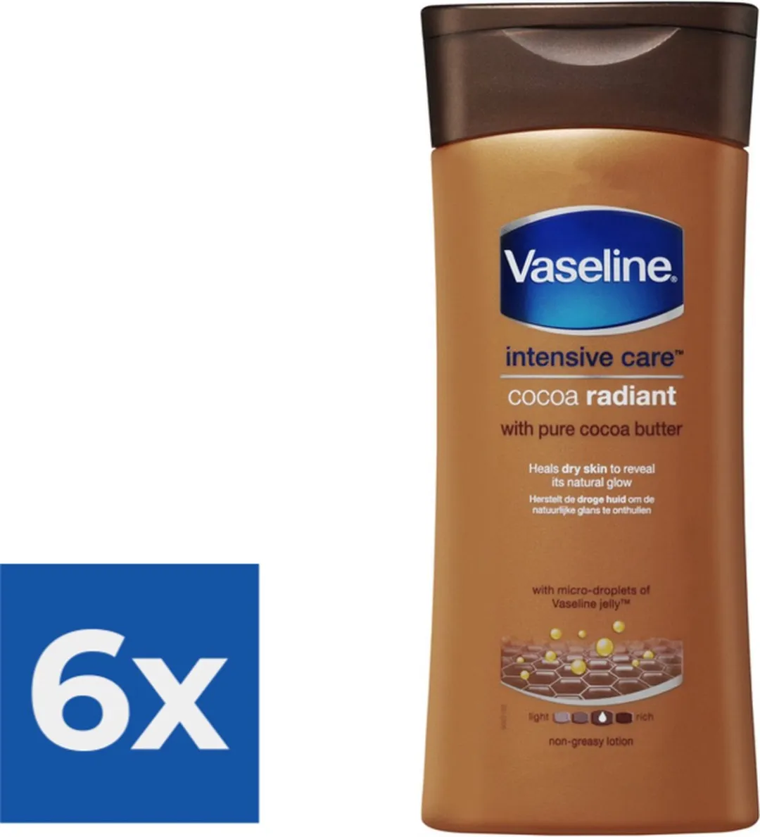 Vaseline Cocoa Radiant Intensive Care Bodylotion 1200ml