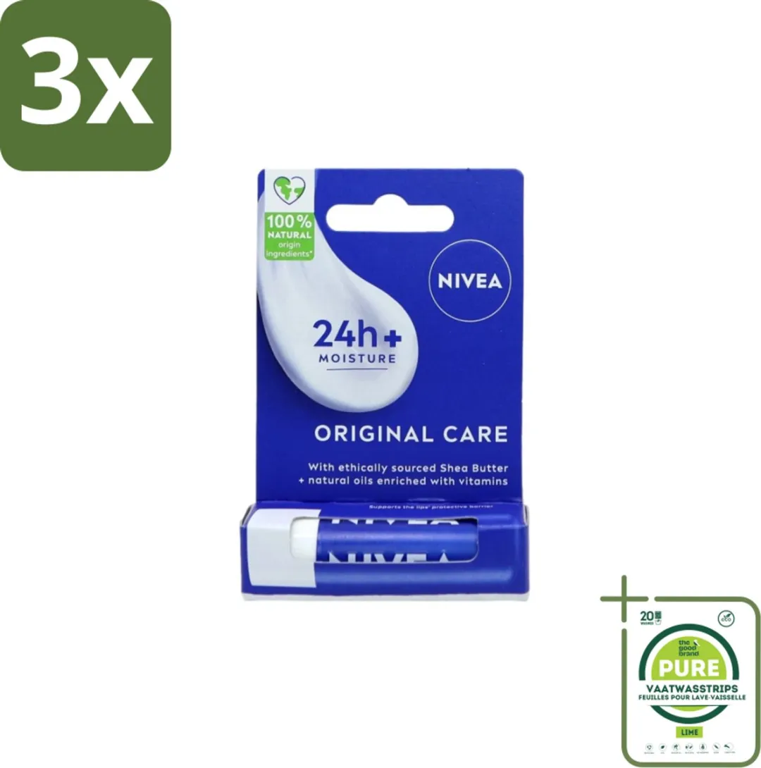 NIVEA Lippenbalsem Original 14g