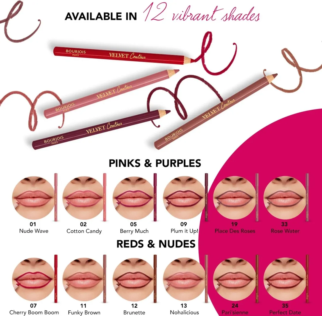 Bourjois Velvet Contour Lipliner Perfect Date - 1,14 g
