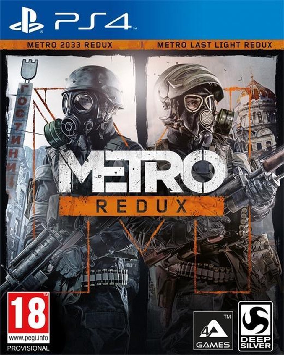 Metro Redux Metro 2033 Redux Metro Last Light Redux Includes DLC Code PS4