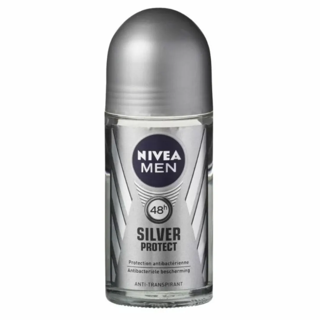 NIVEA Men Silver Protect Deo Roller - 3x50ml