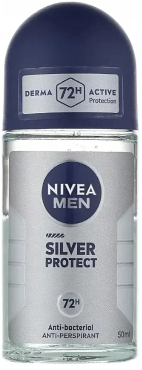 NIVEA Men Silver Protect Deo Roller - 3x50ml