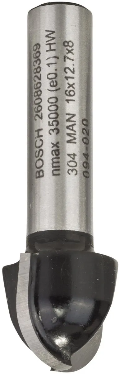 Bosch Halfrondprofielfrezen 8mm R1