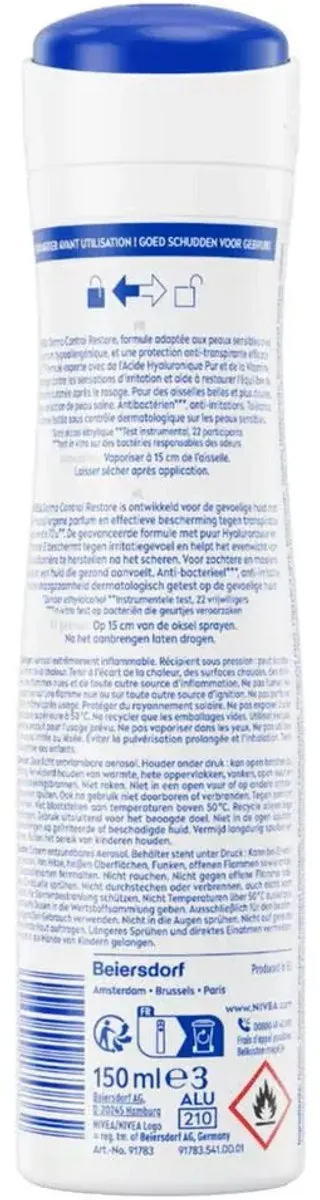NIVEA Derma Control Restore Deospray 150ml
