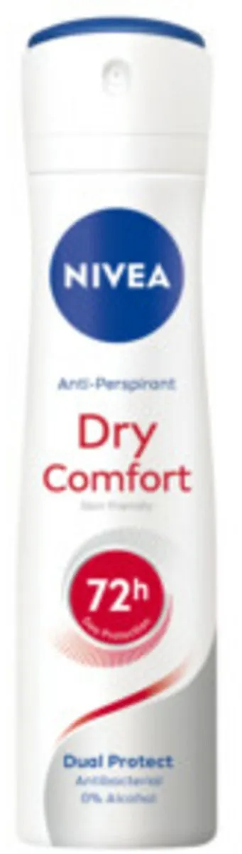 NIVEA Deodorant Spray Droog Comfort Antibacterieel 300ml - 2 Stuks