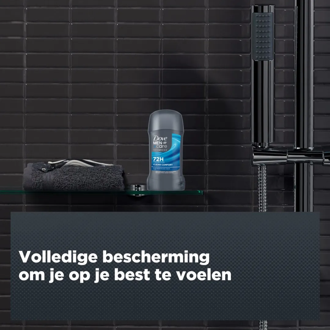 Dove Men+Care Anti-Transpirant Stick Clean Comfort 300ml - 6 Stuks