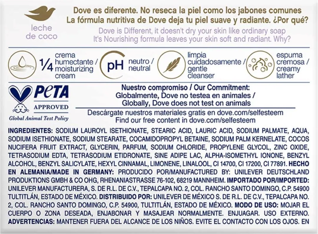 Dove Zeep Cocos & Jasmijnblaadjes 90ml