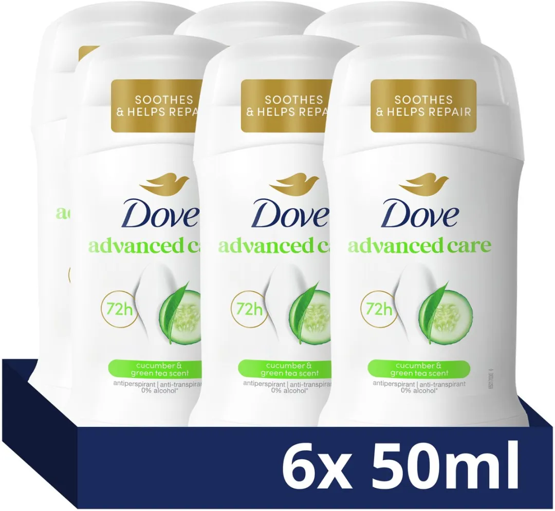 Dove Anti-Transpirant Stick Advanced Care Komkommer & Groene Thee