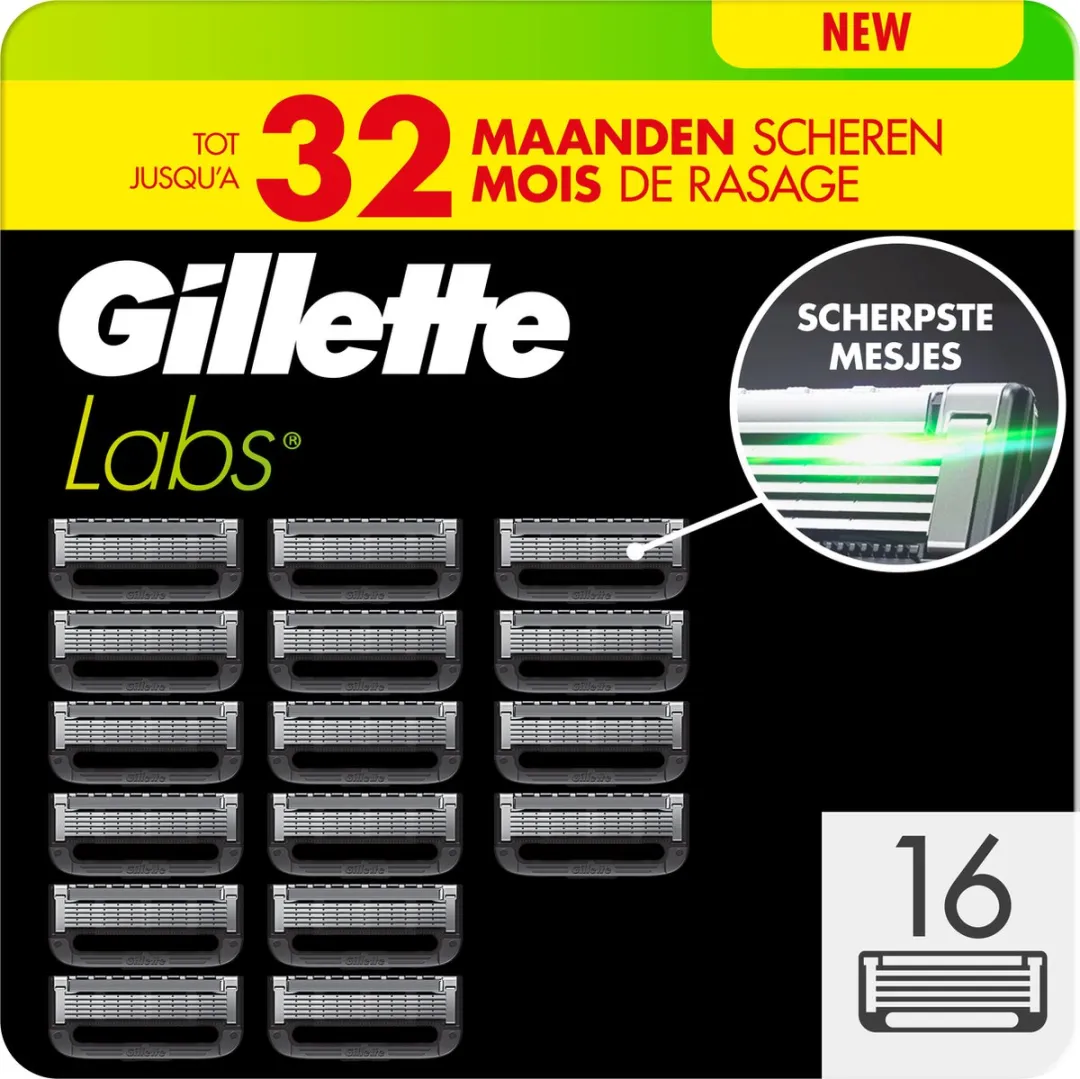 GilletteLabs Scheermesjes 6 Bladen