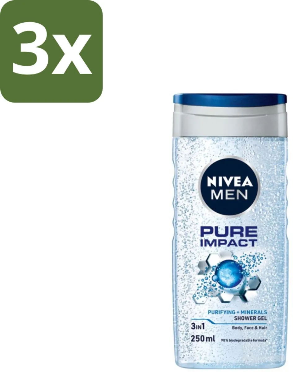 NIVEA Men Pure Impact Douchegel 250ml