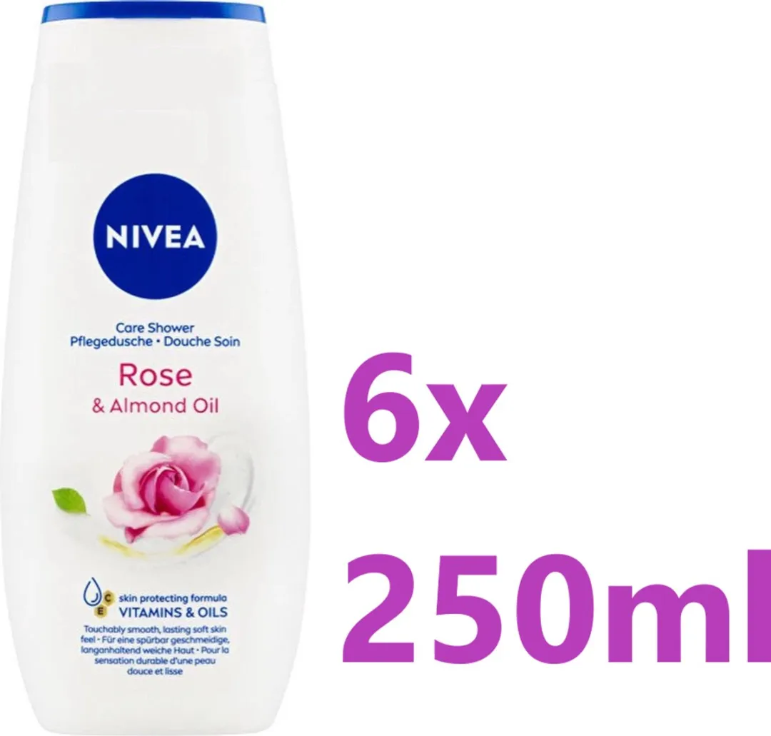 NIVEA Care Douchegel Rose & Almond Oil