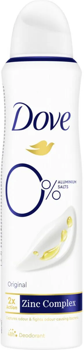 Dove 0% Aluminiumzouten Original Deo Spray 150ml