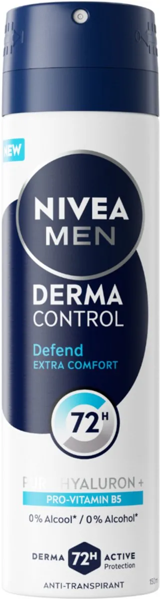 NIVEA MEN Derma Control Defend Deodorant Spray 72u - 20 Stuks
