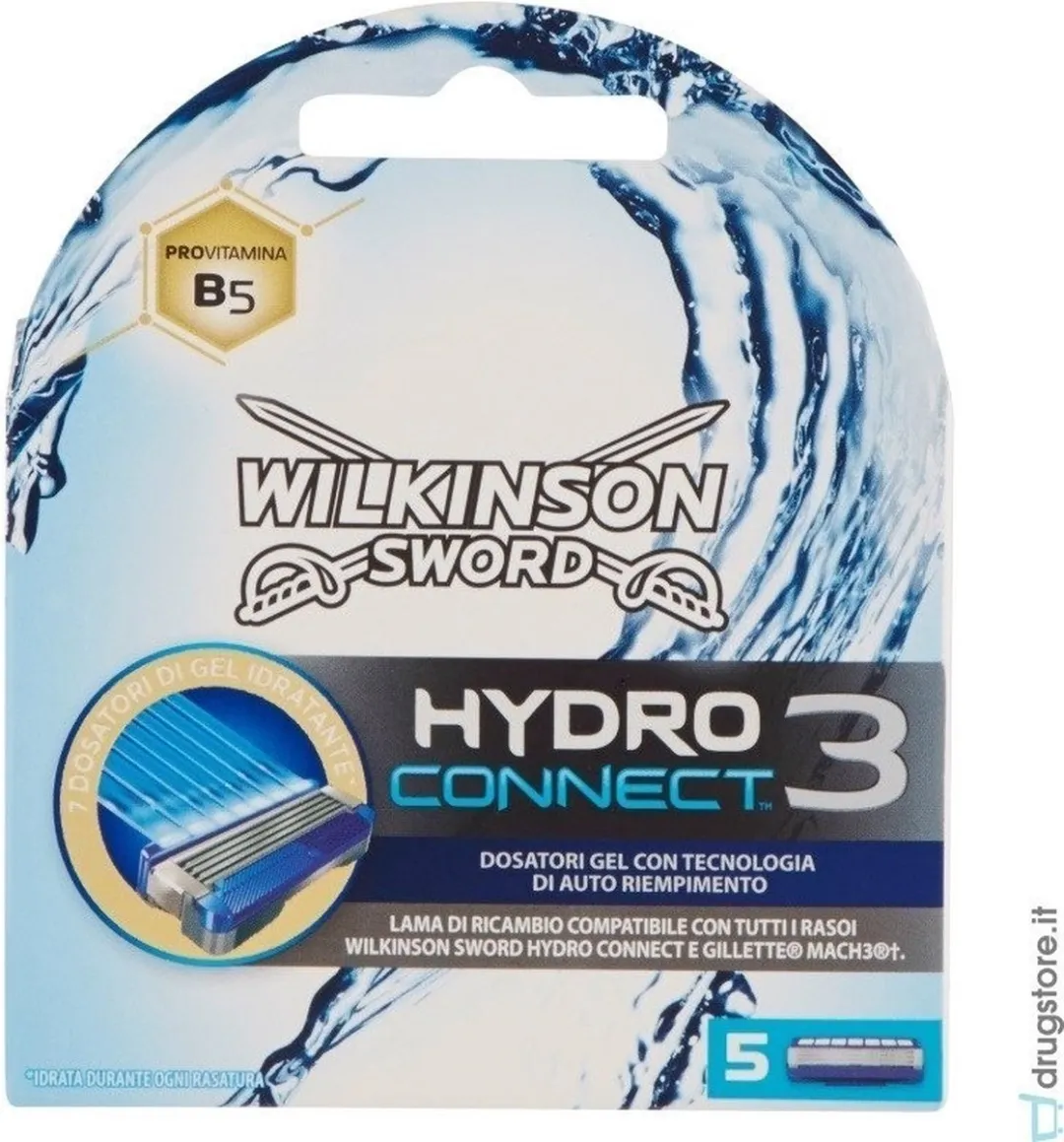 Wilkinson Sword Hydro 3 Connect Navulmesjes Blauw