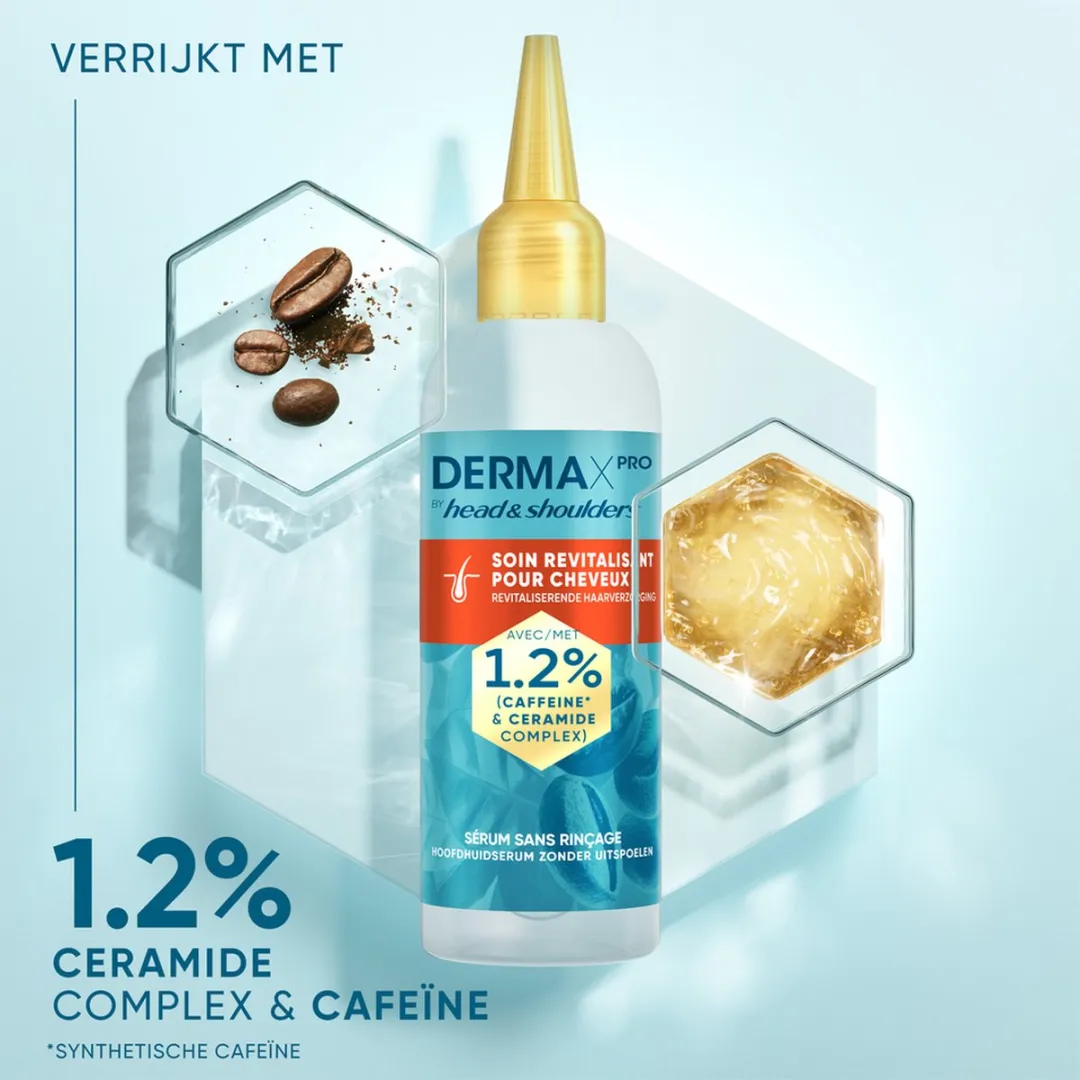 Head & Shoulders DermaXPro Hoofdhuid Serum - 6x145ml - Cafeïne & Ceramide