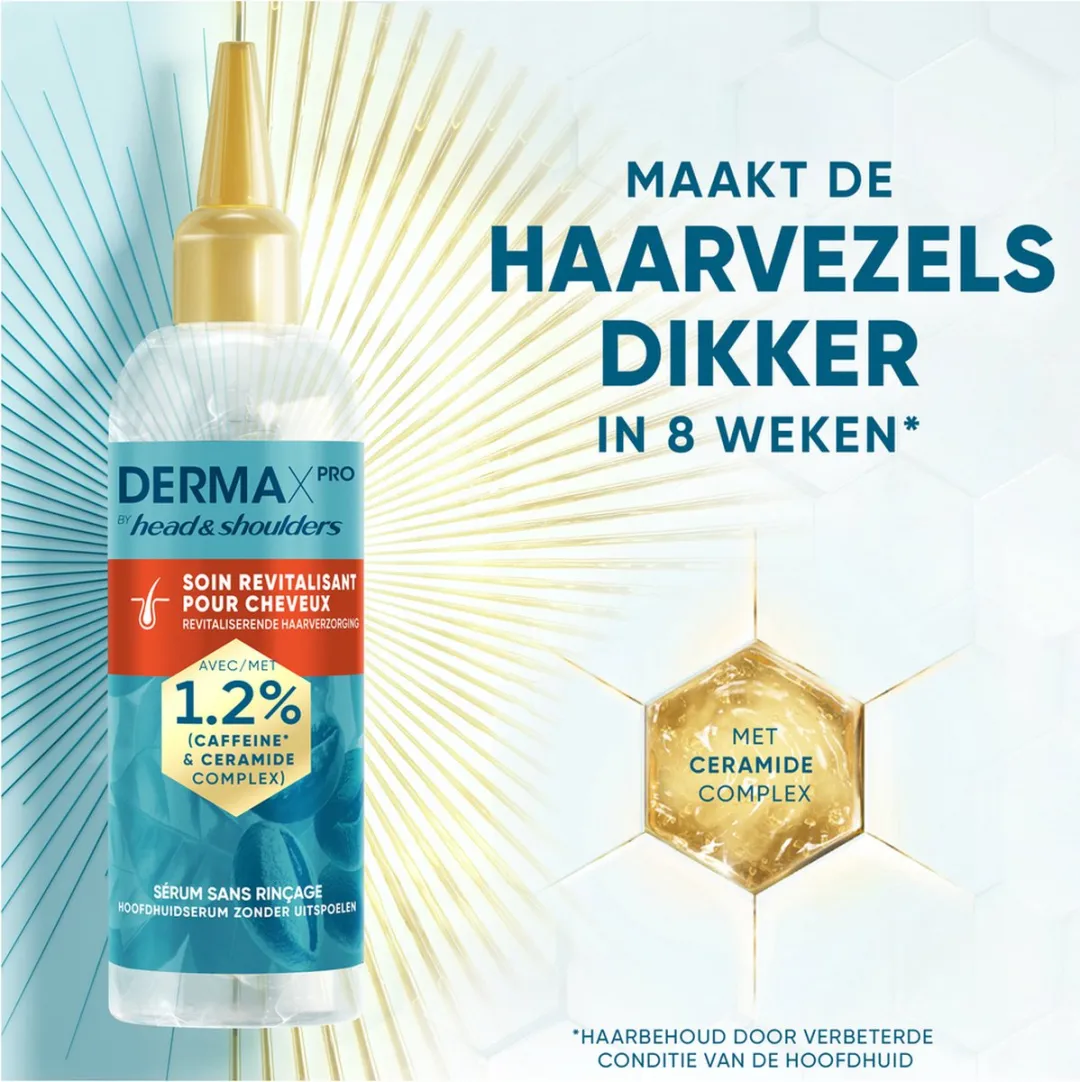 Head & Shoulders DermaXPro Hoofdhuid Serum - 6x145ml - Cafeïne & Ceramide