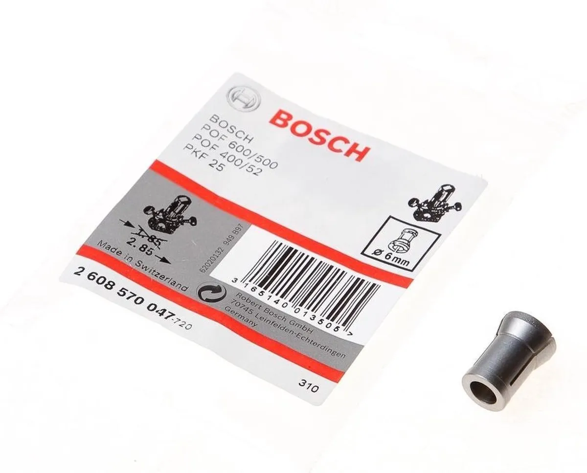 Bosch Spantang voor freesmachine 6mm - Grijs