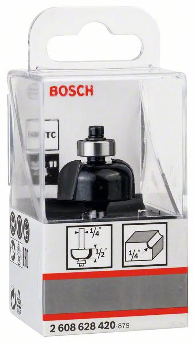 Bosch Afkantfrees 1/4" R1 6,3mm