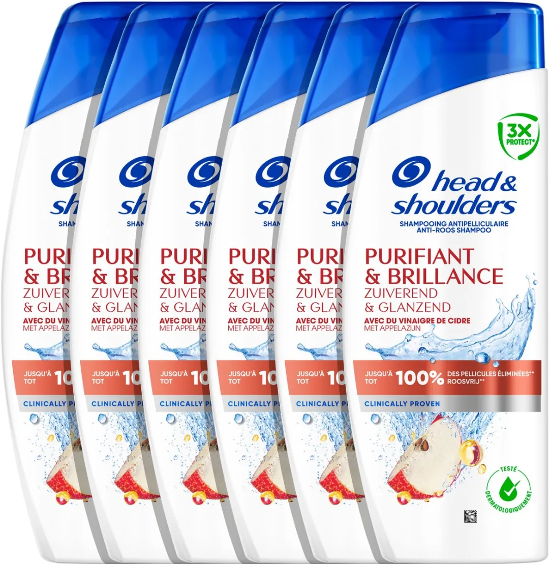 Head & Shoulders Zuiverend & Glanzend Anti-Roos Shampoo