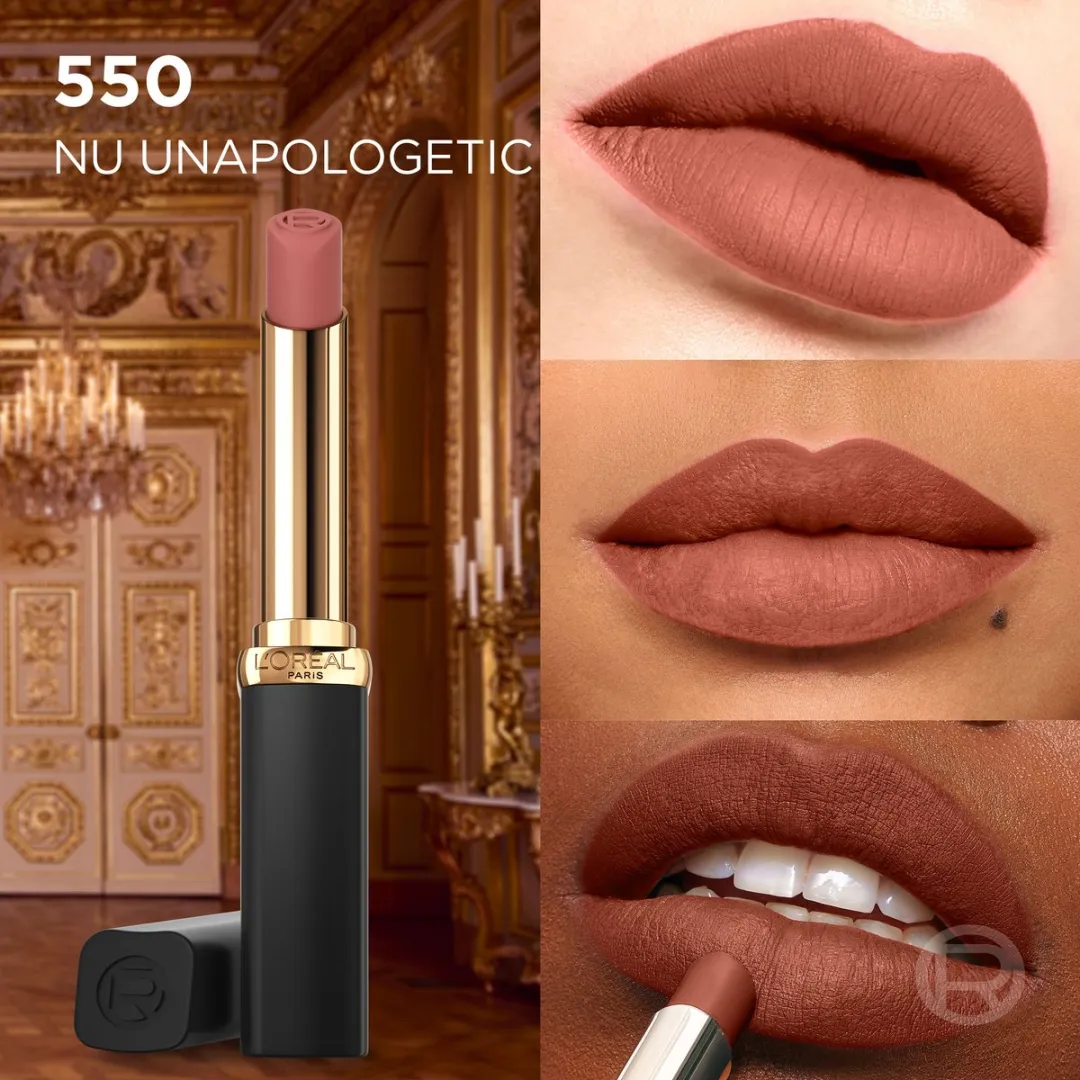 L'Oréal Paris Color Riche Intense Volume Matte Lipstick 550 Le Nude Unapologetic - 1,8g - afbeelding 6 van 6
