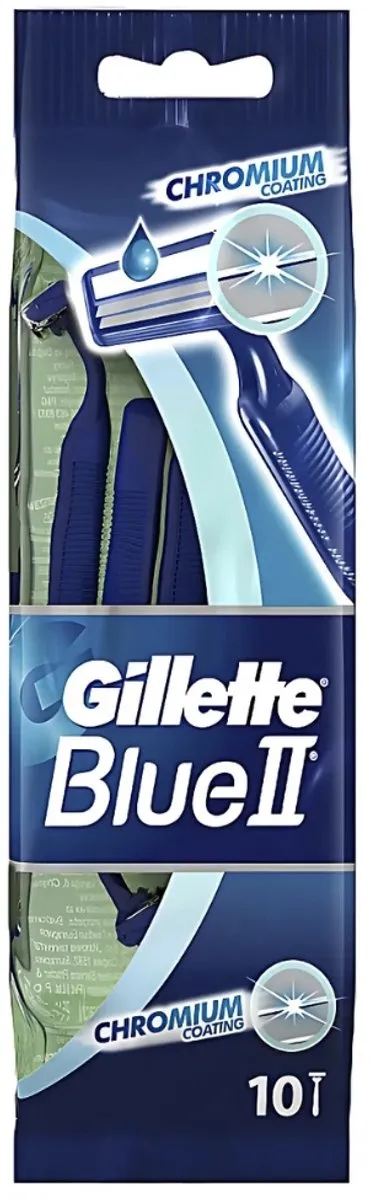 Gillette Blue II Wegwerpscheermesjes 10 Stuks