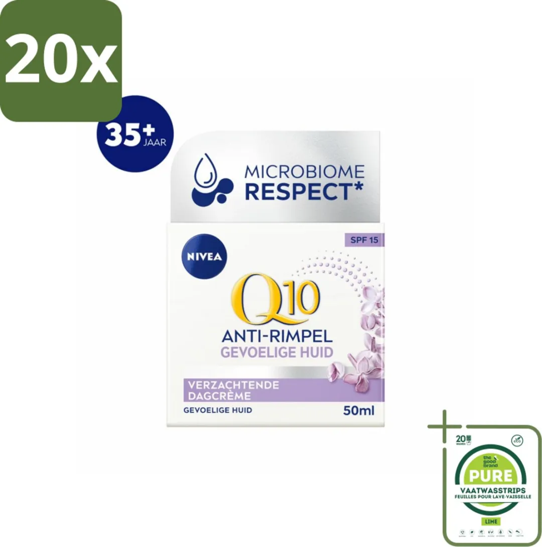 NIVEA Q10 Power Sensitive Dagcrème SPF 15 20 Stuks