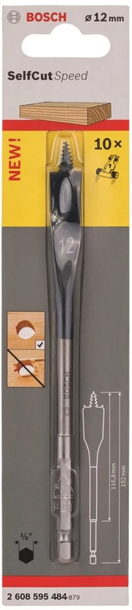 Bosch Speedborenset Self Cut Speed 12x152mm
